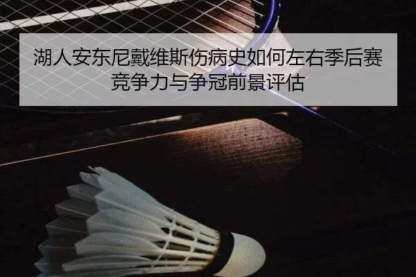 湖人安东尼戴维斯伤病史如何左右季后赛竞争力与争冠前景评估